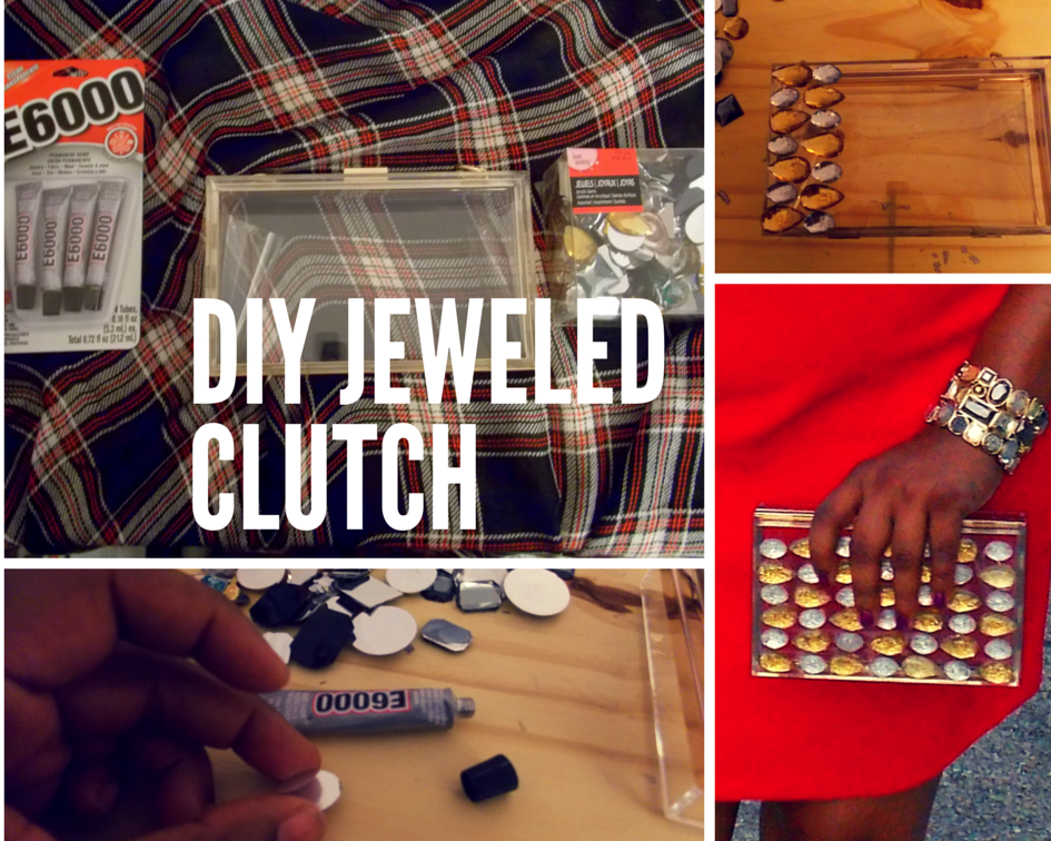 DIY Jeweled Clutch